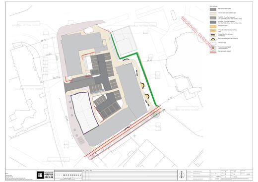 Hard landscape plan